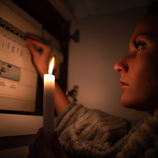 LumenLight rechargeable headlamp for emergency power outages