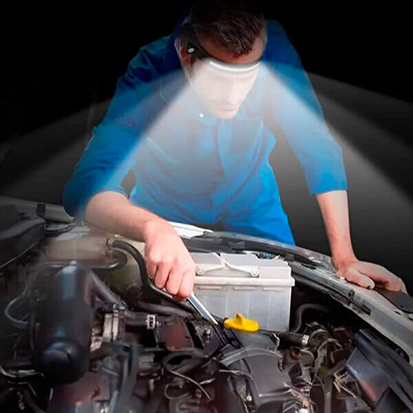 LumenLight hands-free headlamp for DIY mechanics and repairs